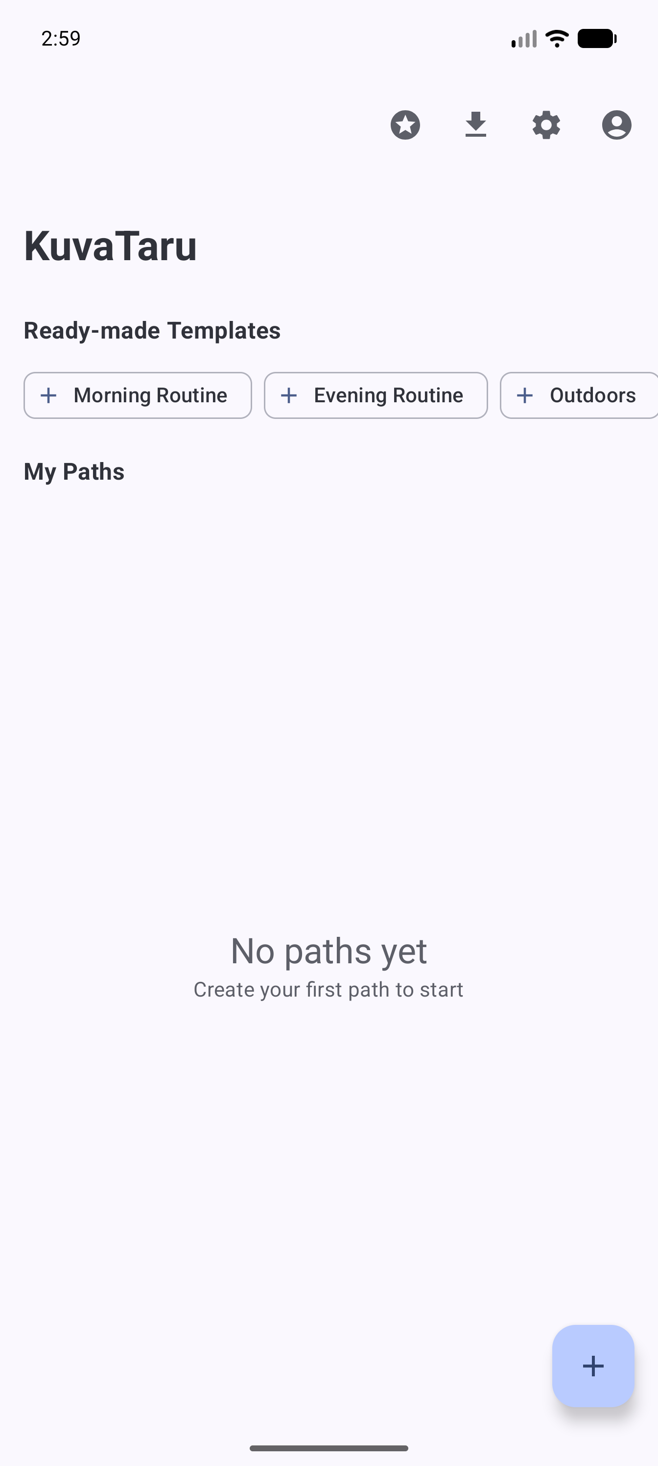 KuvaTaru app screenshot