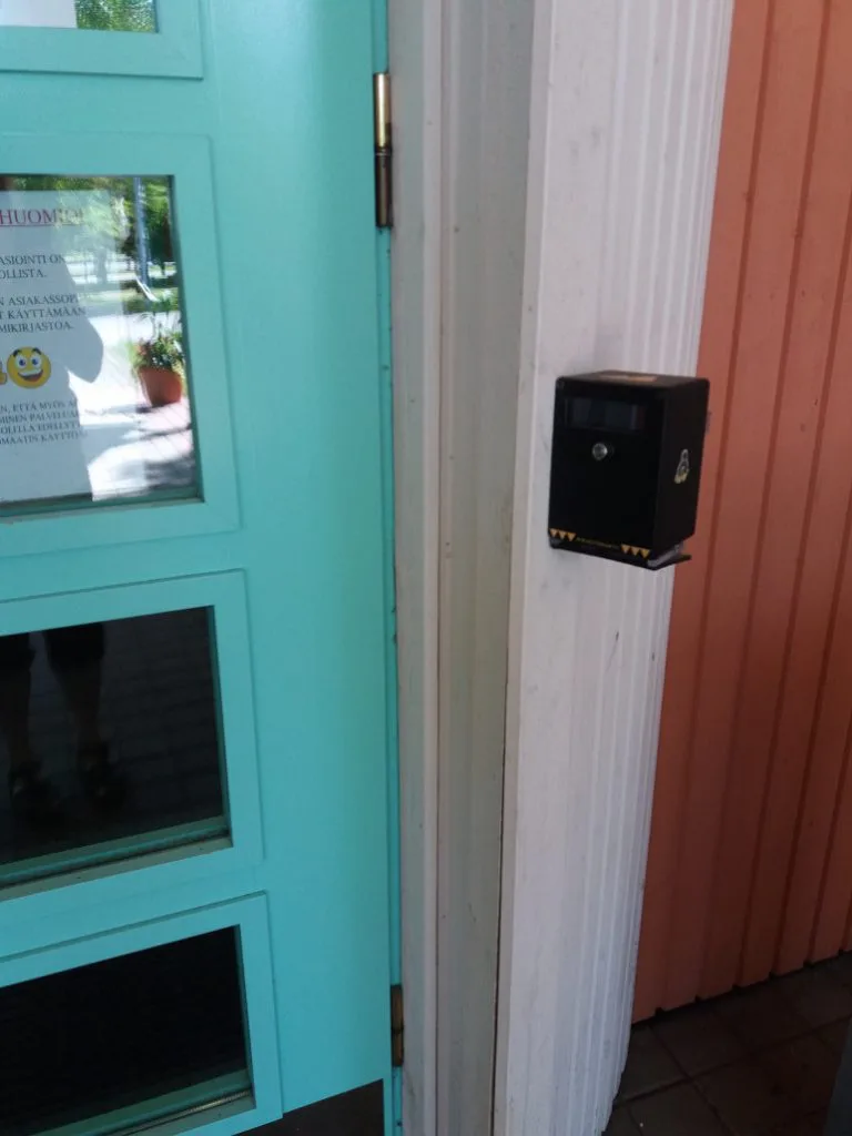 Earlier Toveri enclosure installed at Eno